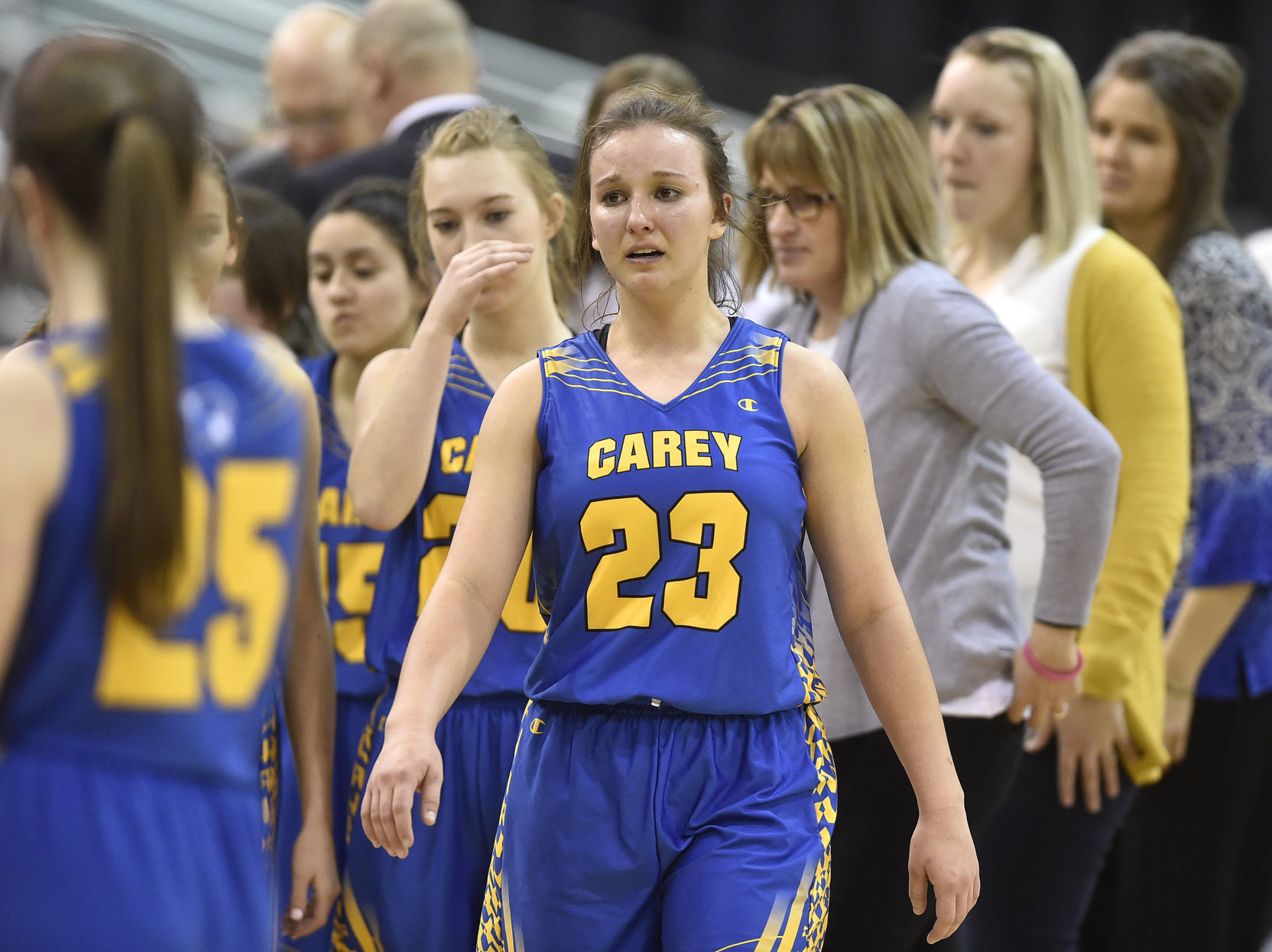 Girls State Basketball - Carey Vs. Rockland